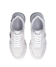 LIUJO AMAZING 25 Sneakers in suede e mesh white/silver - Scarpe Donna - 3