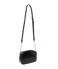 LOVE MOSCHINO CROCO PRINTED Borsa camera case a tracolla croco nero - Borse Donna - 2