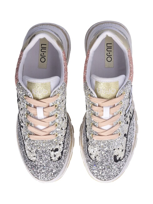 AMAZING 26  Sneakers alte black/silver/rose - Scarpe Donna