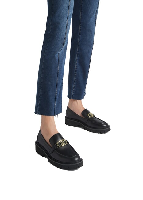 CORA 01  Mocassini in pelle nero - Scarpe Donna