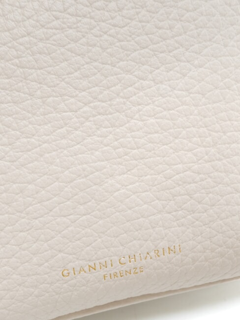 FRIDA Borsa tracolla in pelle doppia zip sabbia - Borse Donna