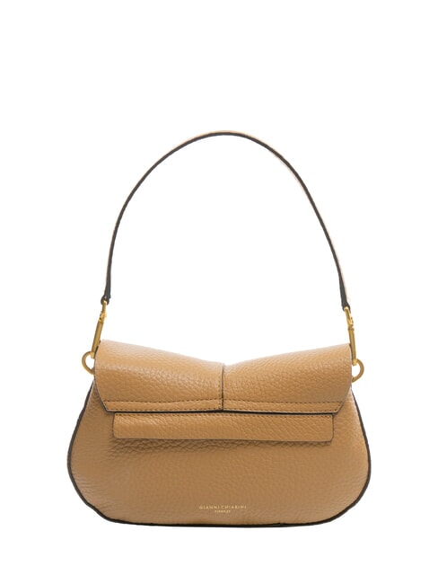 HELENA ROUND Borsa in pelle con doppia tracolla nature - Borse Donna