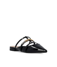 PINKO GIANIRA Ballerine mules in vernice nero limousine - Scarpe Donna - 3