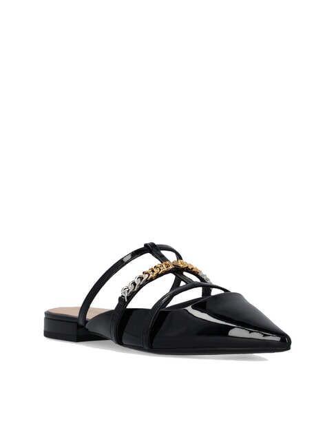 GIANIRA Ballerine mules in vernice nero limousine - Scarpe Donna