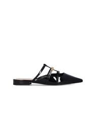 PINKO GIANIRA Ballerine mules in vernice nero limousine - Scarpe Donna - 4