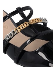 PINKO GIANIRA Ballerine mules in vernice nero limousine - Scarpe Donna - 8