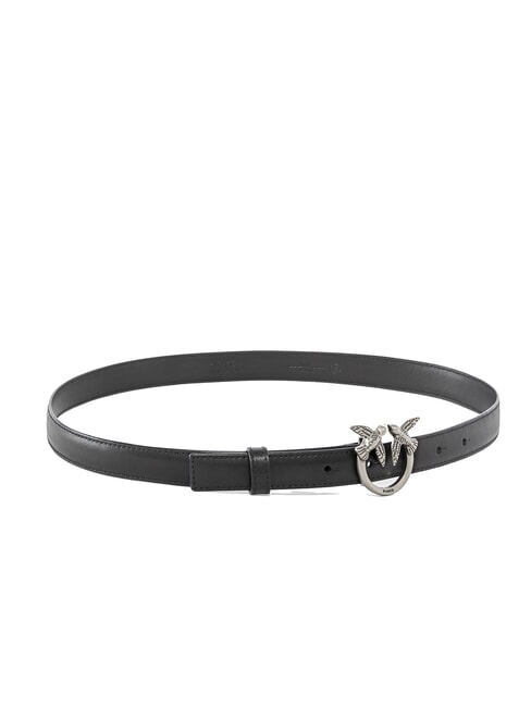 LOVE BERRY Cintura in pelle nero-old silver - Cinture