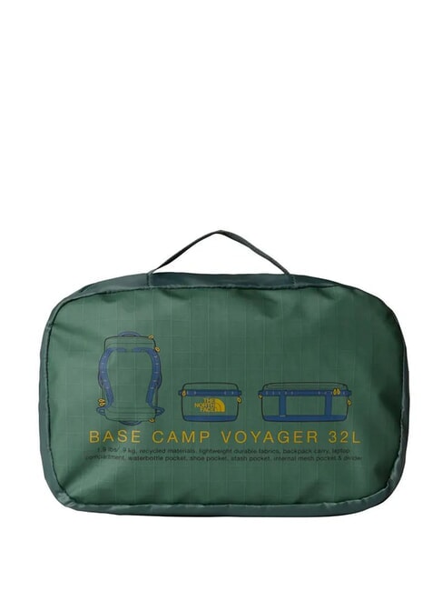 BASE CAMP VOYAGER Borsone Zaino 32L duck green/shady blue - Borsoni