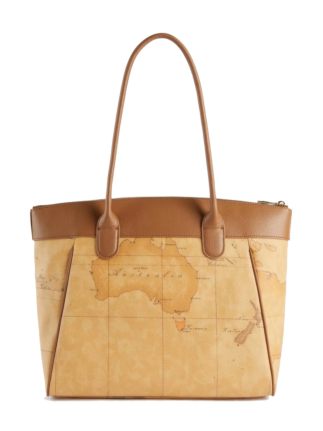 Alviero Martini Prima Classe Heritage Geo Borsa Shopping Tabacco