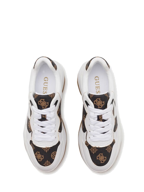 HAPYY  Sneakers alte White/Brown - Scarpe Donna