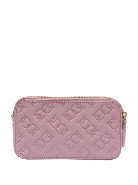 EMBOSSED LOGO Borsa camera case a tracolla viola-ntique gold - Borse Donna