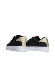 ARMANI EXCHANGE AX LOGO EMBOSSED Sneakers black+pale gold - Scarpe Donna - 3