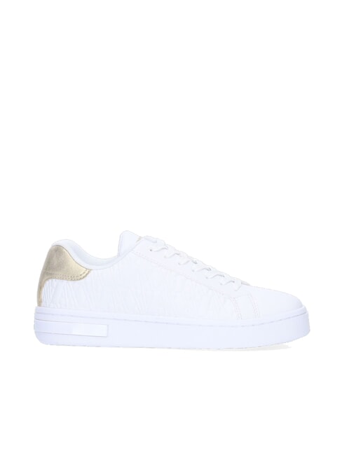 AX LOGO EMBOSSED Sneakers op.white+pale gold - Scarpe Donna