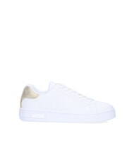 ARMANI EXCHANGE AX LOGO EMBOSSED Sneakers op.white+pale gold - Scarpe Donna - 2