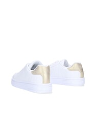 ARMANI EXCHANGE AX LOGO EMBOSSED Sneakers op.white+pale gold - Scarpe Donna - 3