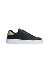 ARMANI EXCHANGE AX LOGO EMBOSSED Sneakers black+pale gold - Scarpe Donna - 2