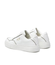 ARMANI EXCHANGE A|X LOGO STRASS Sneakers off white+pale gold - Scarpe Donna - 3
