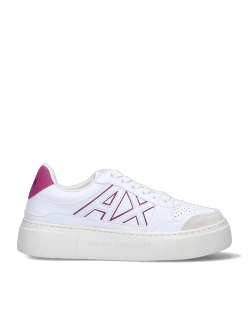 AX LOGO Sneakers platfom op.white+pink - Scarpe Donna