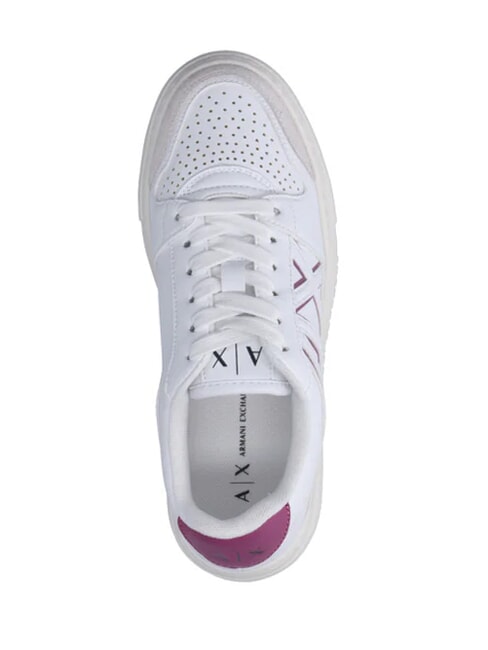 AX LOGO Sneakers platfom op.white+pink - Scarpe Donna