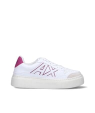 ARMANI EXCHANGE AX LOGO Sneakers platfom op.white+pink - Scarpe Donna - 2