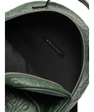 ARMANI EXCHANGE LOGO ALL OVER Zaino con tasca absinthe - Borse Donna - 5
