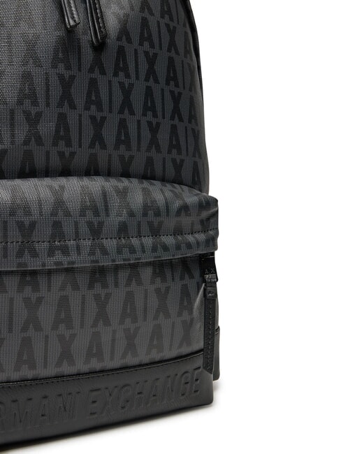 A|X LOGO ALL OVER Zaino porta pc 15.6" asphalt/black - Zaini da lavoro porta PC