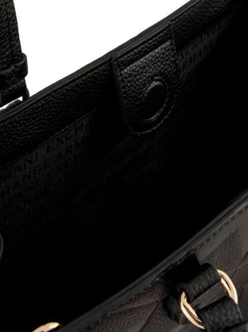 A|X MONOGRAM Borsa shopper a spalla black/black - Borse Donna