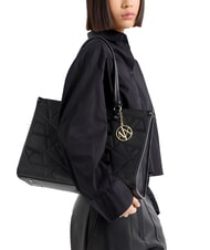 ARMANI EXCHANGE A|X MONOGRAM Borsa shopper a spalla black/black - Borse Donna - 5