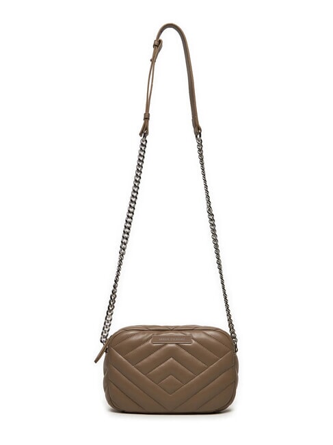 VICTORIA Borsa camera case matelassè dark pisco - Borse Donna