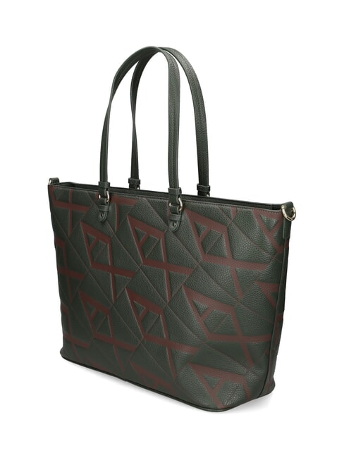 LOGO EMBOSSED Borsa shopper a spalla dark absinthe/liquor - Borse Donna