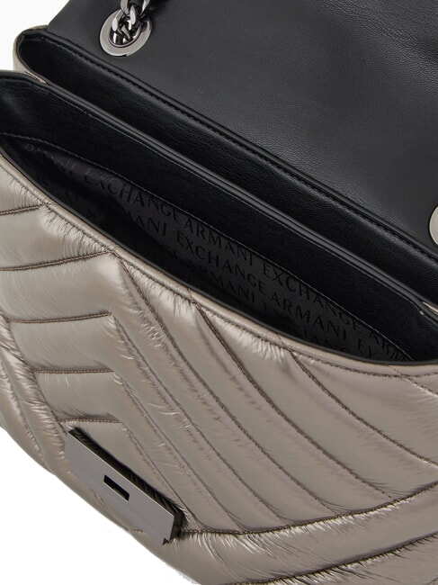 A|X CONVERTIBLE Borsa matelassé puff gunmetal - Borse Donna