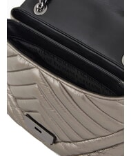 ARMANI EXCHANGE A|X CONVERTIBLE Borsa matelassé puff gunmetal - Borse Donna - 5