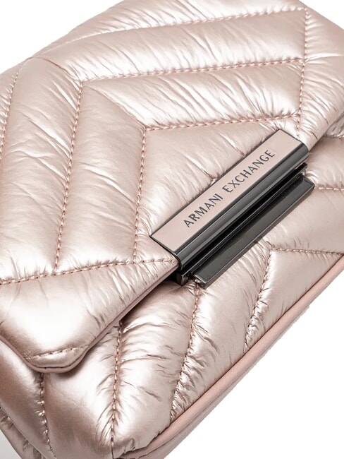 A|X PUFFY Borsa matelassé mini rose gold - Borse Donna