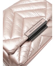 ARMANI EXCHANGE A|X PUFFY Borsa matelassé mini rose gold - Borse Donna - 3