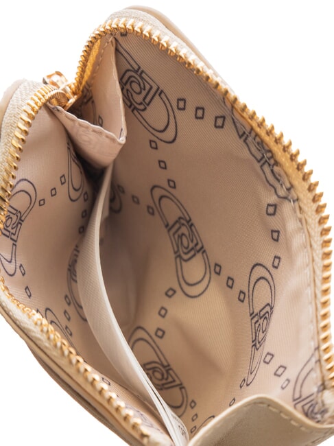 CALIWEN Bustina portacarte con zip gold - Portafogli Donna