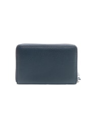 GIANNI CHIARINI GRAIN Portafoglio medio pelle zip around BLU NAVY - Portafogli Donna - 3