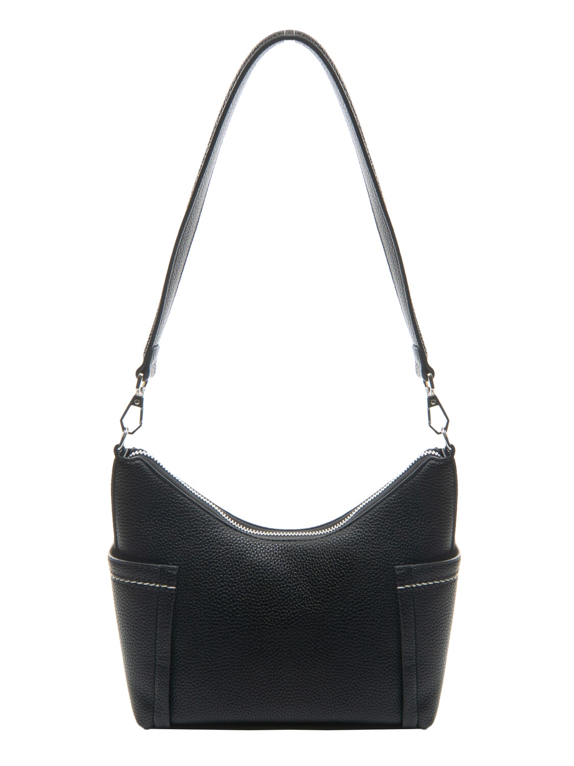 Tosca Blu Camogli Borsa A Spalla Con Tasche Laterali Nero