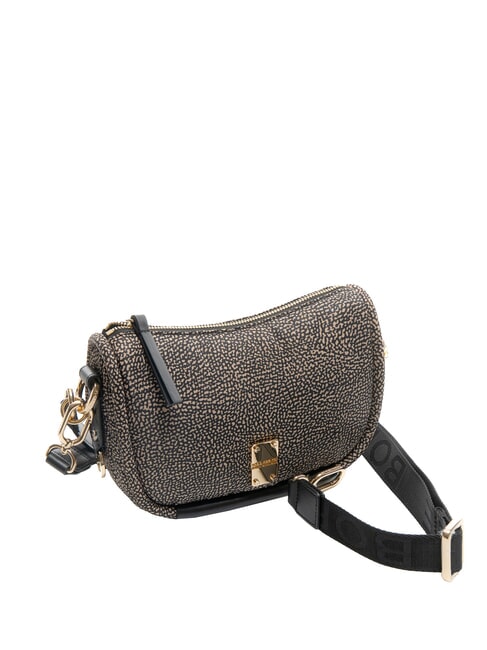 CAHIER HOBO SMALL Borsa a spalla con tracolla OP/NATURALE/NERO - Borse Donna