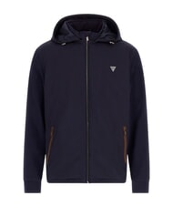 GUESS KNITTED Giubbino con cappuccio smartblue - Giacche Uomo - 4