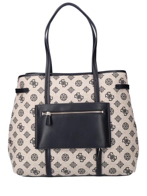 BEYZA  Borsa a spalla black logo - Borse Donna