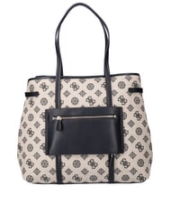 GUESS BEYZA  Borsa a spalla black logo - Borse Donna - 3