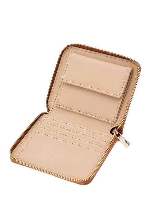 NASTRA Portafoglio zip around piccolo caramel - Portafogli Donna