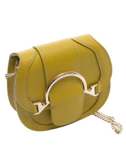 110  Micro Bag a tracolla, in pelle verde - Borse Donna