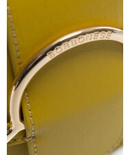 BORBONESE 110  Micro Bag a tracolla, in pelle verde - Borse Donna - 3