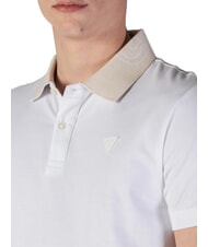 GUESS NOLAN SS Polo a manica corta stretch purwhite - Polo Uomo - 3