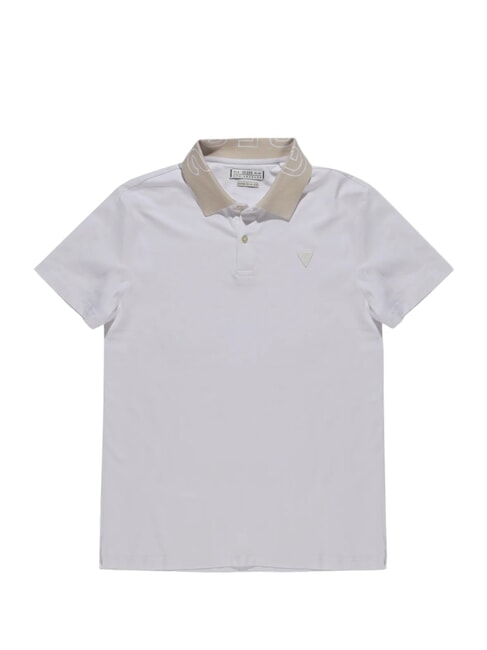 NOLAN SS Polo a manica corta stretch purwhite - Polo Uomo