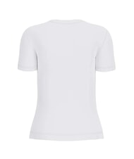 GUESS VN SS LIGHT BASIC T-shirt morbida con scollo a V purwhite - T-shirt e Top Donna - 5