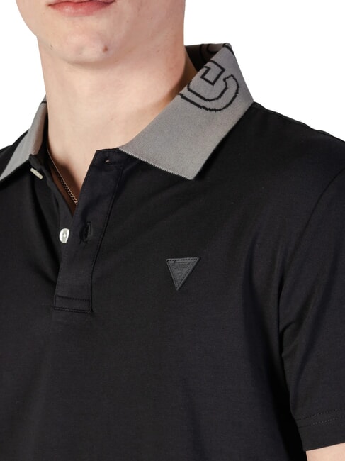 NOLAN SS Polo a manica corta stretch jetbla - Polo Uomo