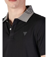 GUESS NOLAN SS Polo a manica corta stretch jetbla - Polo Uomo - 3