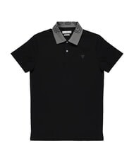 GUESS NOLAN SS Polo a manica corta stretch jetbla - Polo Uomo - 4